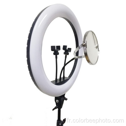 Lampe annulaire à LED de 18 pouces avec trépied